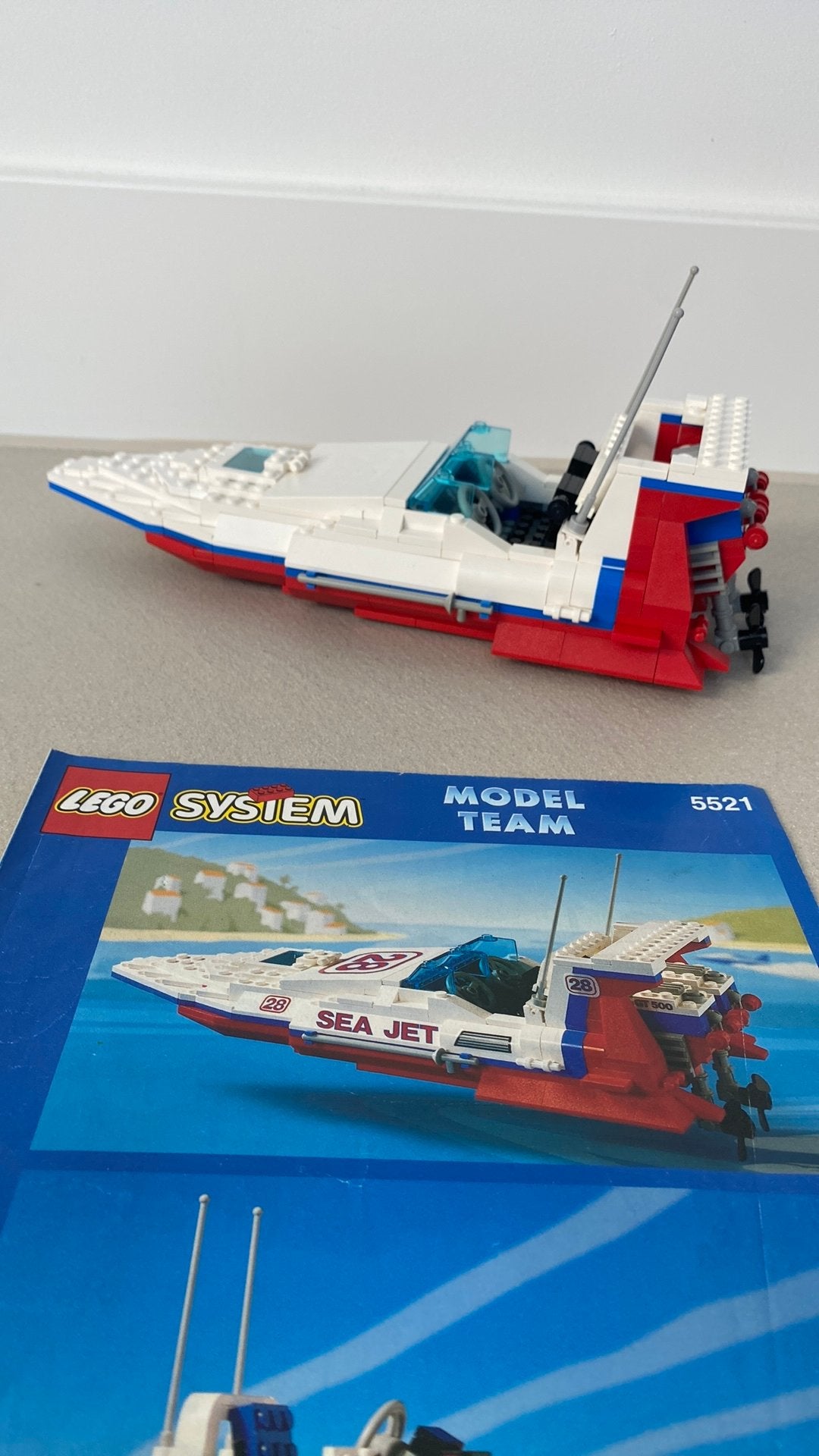 Lego 5521 Technic Model Team Speedboot, Ophalen of Verzenden, Zo goed als nieuw