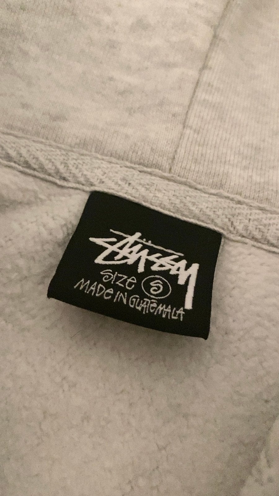 Stussy Zip-Up ( Maat S ), Kleding | Heren, Truien en Vesten, Verzenden, Zo goed als nieuw, Maat 46 (S) of kleiner, Grijs