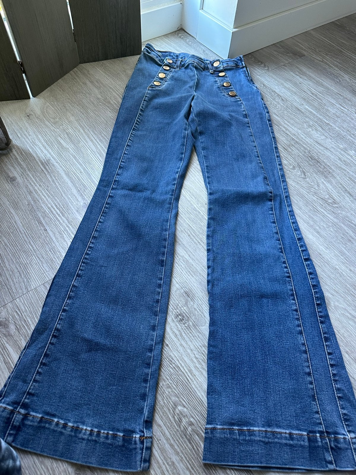 Studio Anneloes flared jeans - Maat S - Zo goed als nieuw, Ophalen of Verzenden, Zo goed als nieuw, Blauw, W27 (confectie 34) of kleiner