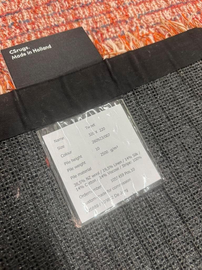 Nieuw CSrugs Tweet Vloerkleed Design Tapijt 220x320, CS rugs, Bonkstel 1, Ophalen of Verzenden, 200 cm of meer