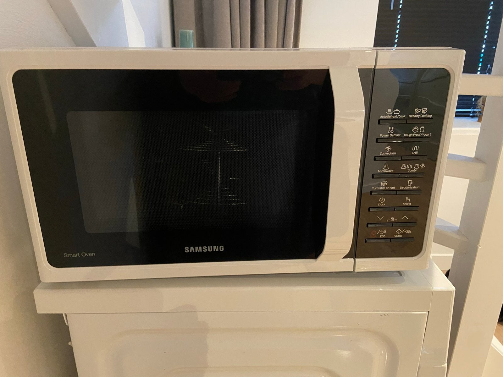 Samsung Combimagnetron - Zo goed als nieuw, Ophalen, Combimagnetron, Grill, Zo goed als nieuw