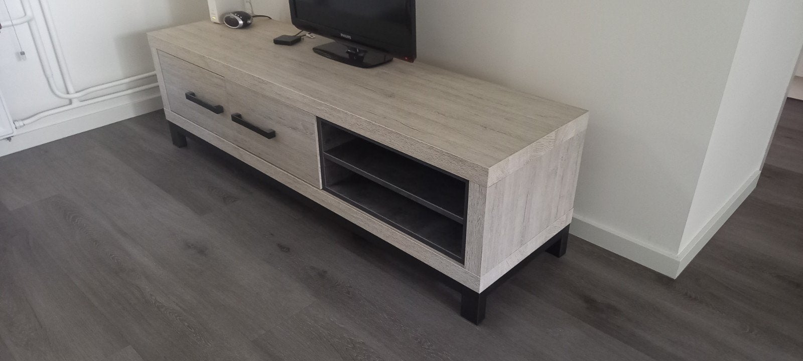 Knibbeler TV-meubel, Ophalen, 150 tot 200 cm, Zo goed als nieuw, Minder dan 100 cm