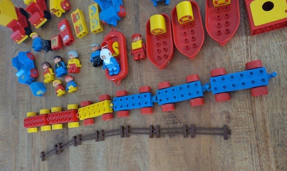 Vintage LEGO Duplo, Ophalen of Verzenden, Gebruikt, Losse stenen, Duplo