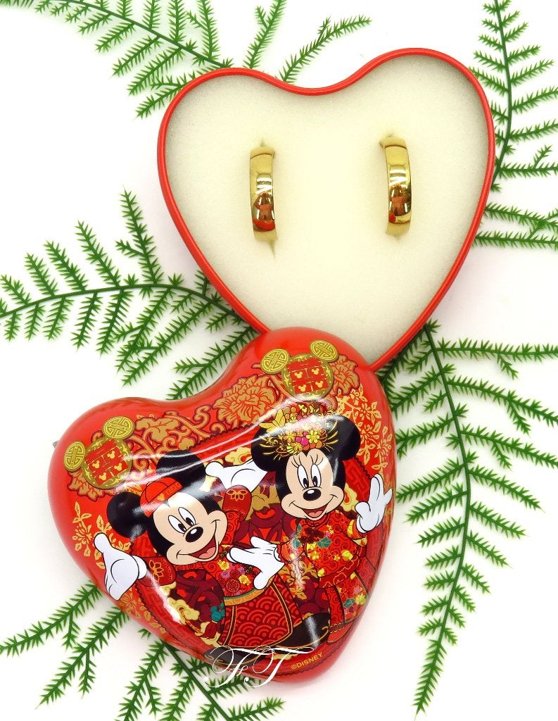 Heel mooie Disney Mickey & Minnie trouwring doosje., Ophalen of Verzenden, Nieuw, Feestartikel, Geboorte of Huwelijk