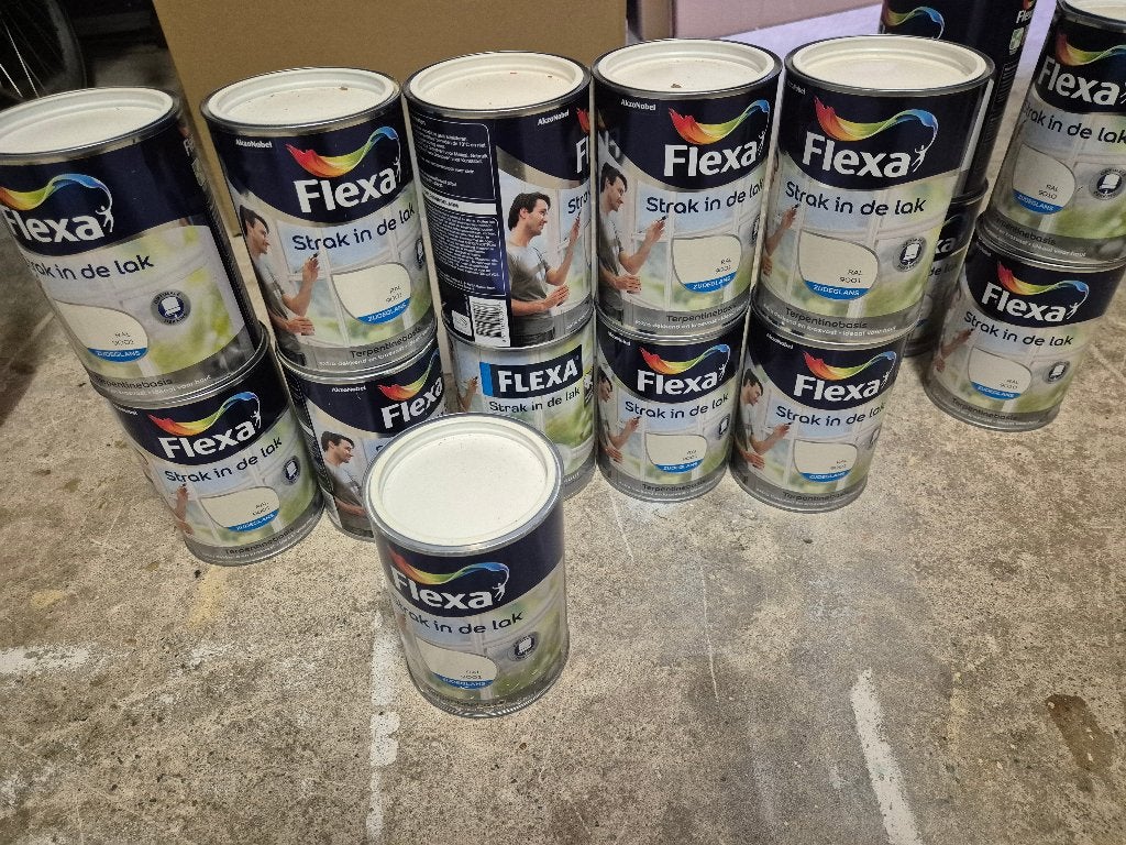Partij Flexa Strak in de Lak Nieuw, Ophalen, Wit, Nieuw, Lak