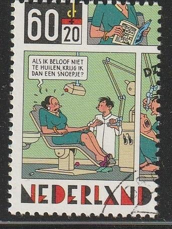 Nederland 1984 1317 Kind 60c Tandarts, Gest, Postzegels en Munten, Postzegels | Nederland, Verzenden, Na 1940, Gestempeld