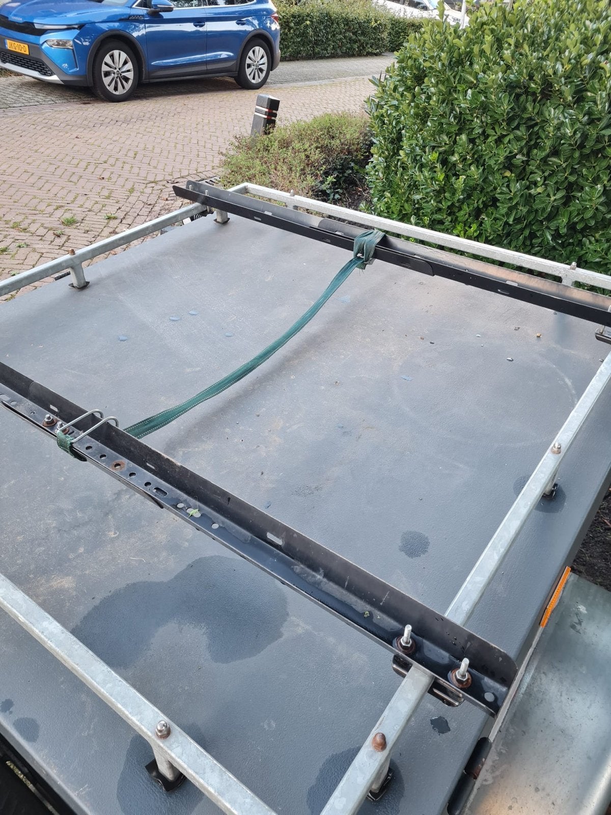 Compacte aanhanger met imperiaal en reservewiel, Auto diversen, Ophalen, Gebruikt