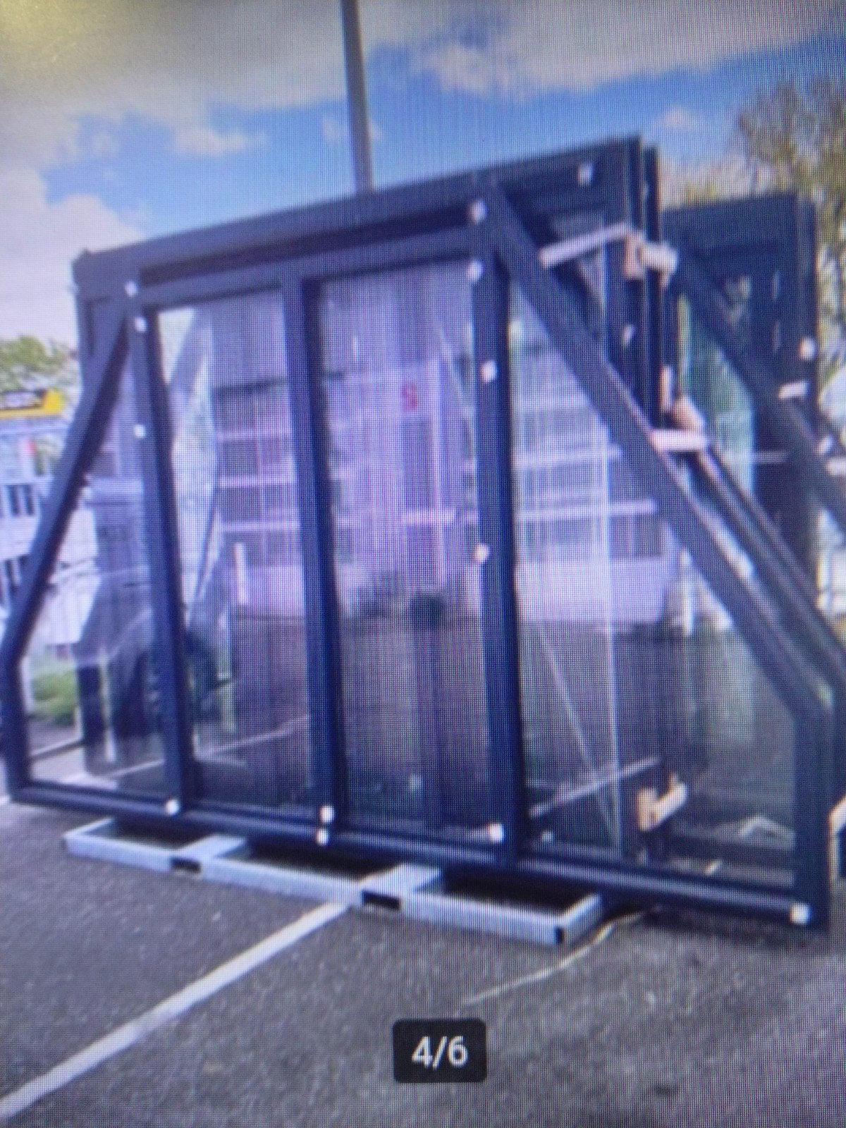nok kozijn 4 stuks, Gevelraam of Ruit, Minder dan 80 cm, Zo goed als nieuw, Dubbelglas
