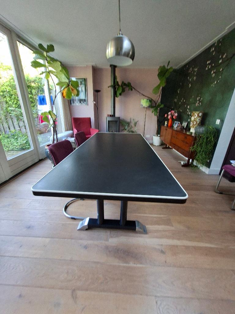 Gispen tenen tafel, Ophalen, Gebruikt, 50 tot 100 cm, Vijf personen of meer