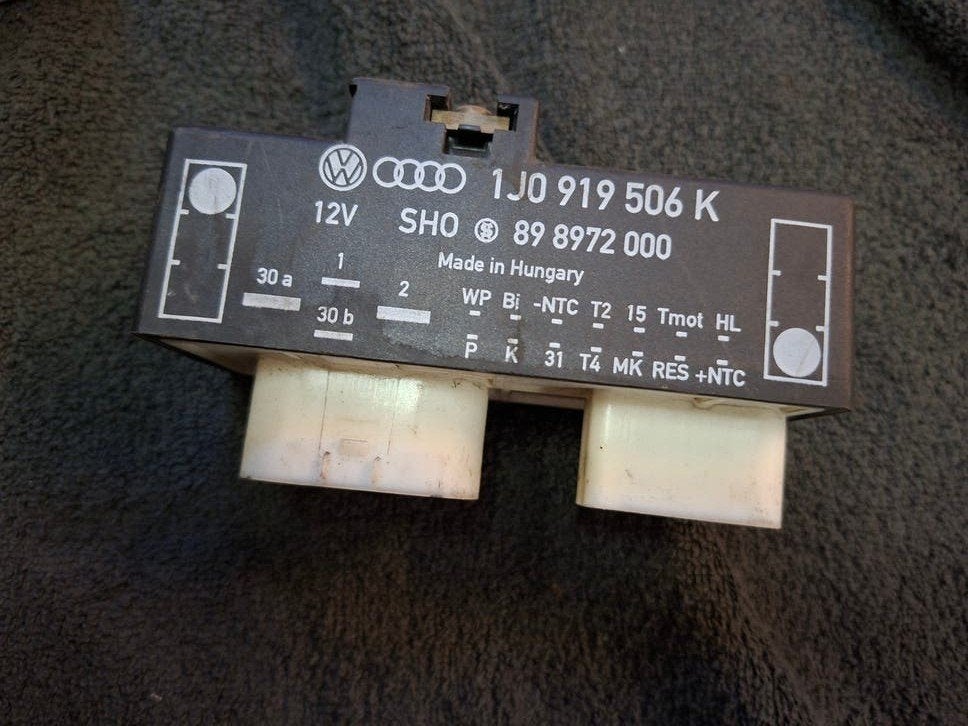 Ventilatorregelrelais Audi A3,TT,VW,Golf Bora 1J0919506K, Auto-onderdelen, Ophalen of Verzenden, Nieuw, Audi