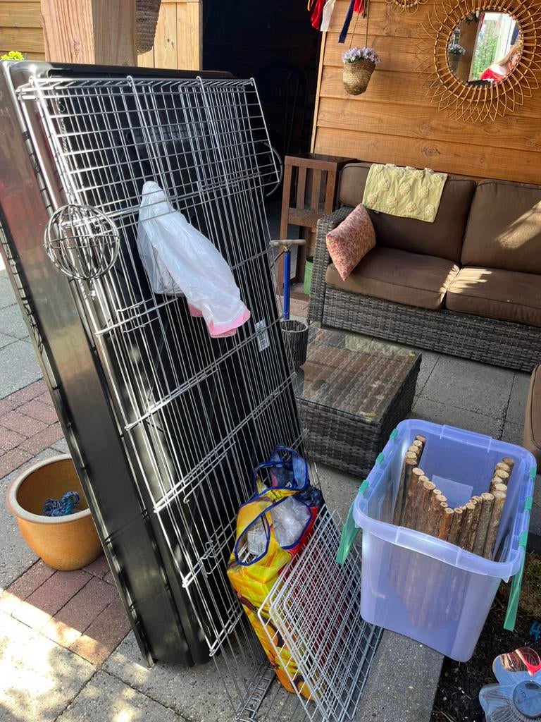 Duvo knaagdier kooi 140x69x47, Dieren en Toebehoren, Ophalen, Zo goed als nieuw, Overige typen