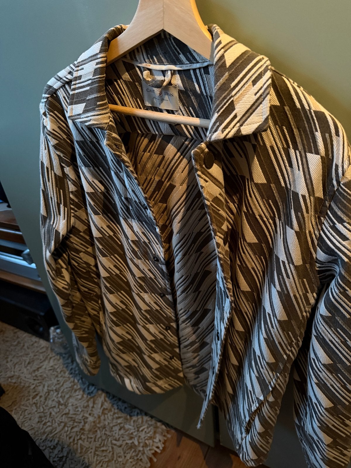 Cast Iron overhemd maat S met opvallende print, Kleding | Heren, Ophalen of Verzenden, Zo goed als nieuw, Meerkleurig, Halswijdte 38 (S) of kleiner