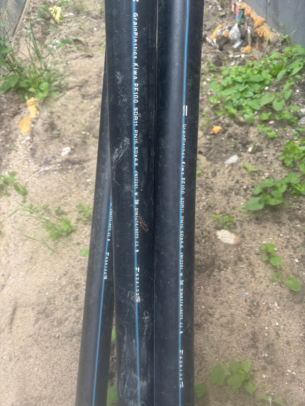 Tyleen slang 50mm - PE100 SDR11 PN16, Ophalen, Overige materialen, 6 meter of meer, Overige typen