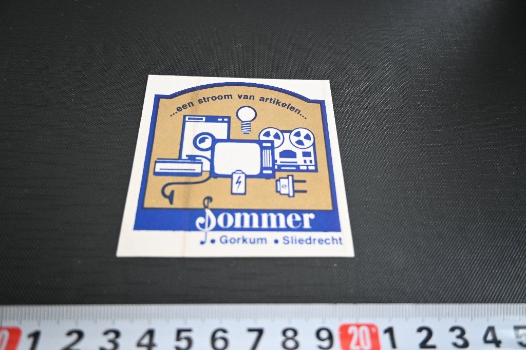 sticker Gorkum Sliedrecht SOMMER een stroom van artikelen, Ophalen, Zo goed als nieuw