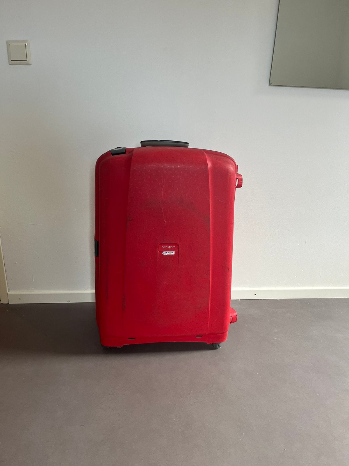 Samsonite koffer, Ophalen, Hard kunststof, 45 tot 55 cm, Zo goed als nieuw