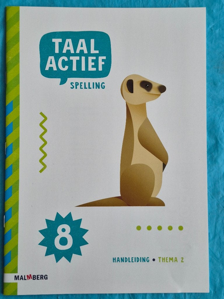 Taal actief-Versie 5- Spelling Handleiding Thema 2 – Groep 8, Ophalen of Verzenden, Nieuw, Overige niveaus, Nederlands