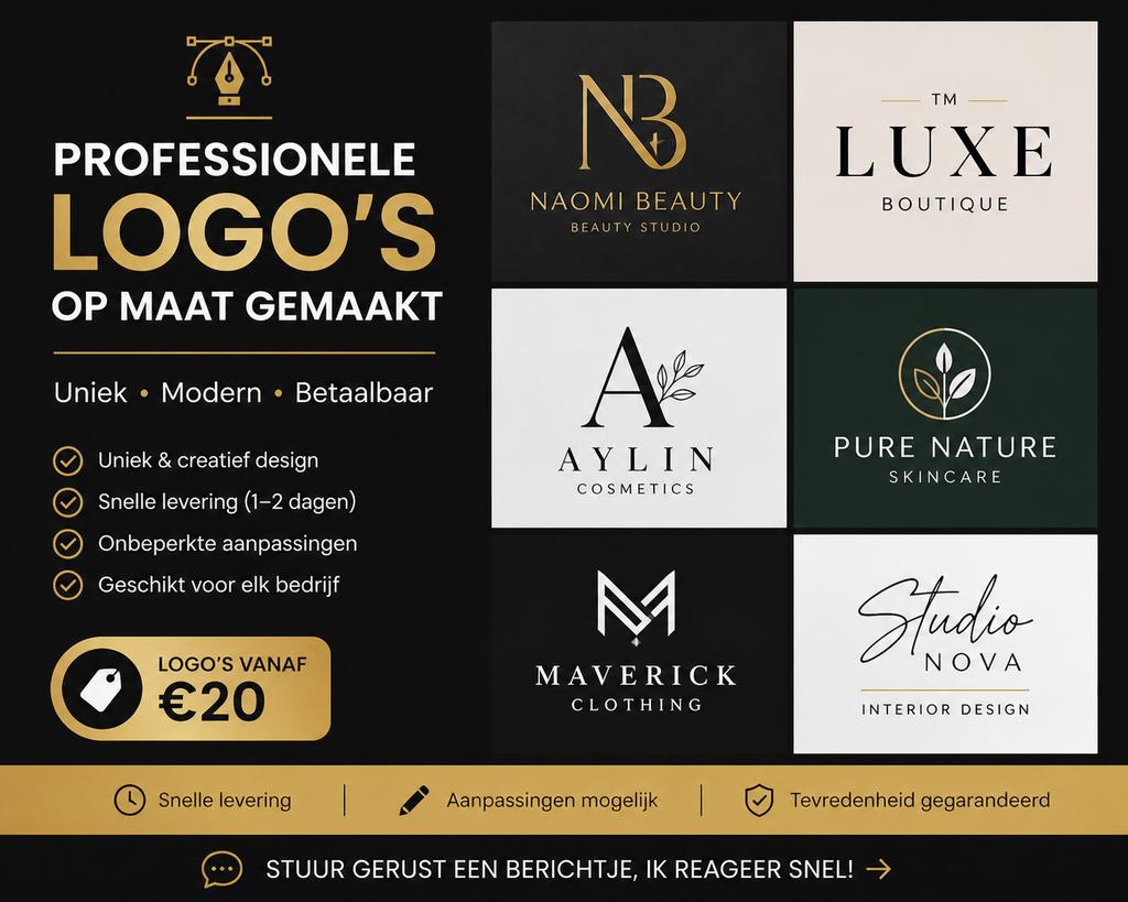 Logo laten maken? Snel & betaalbaar, Ophalen of Verzenden, Zo goed als nieuw, Desktop, USB