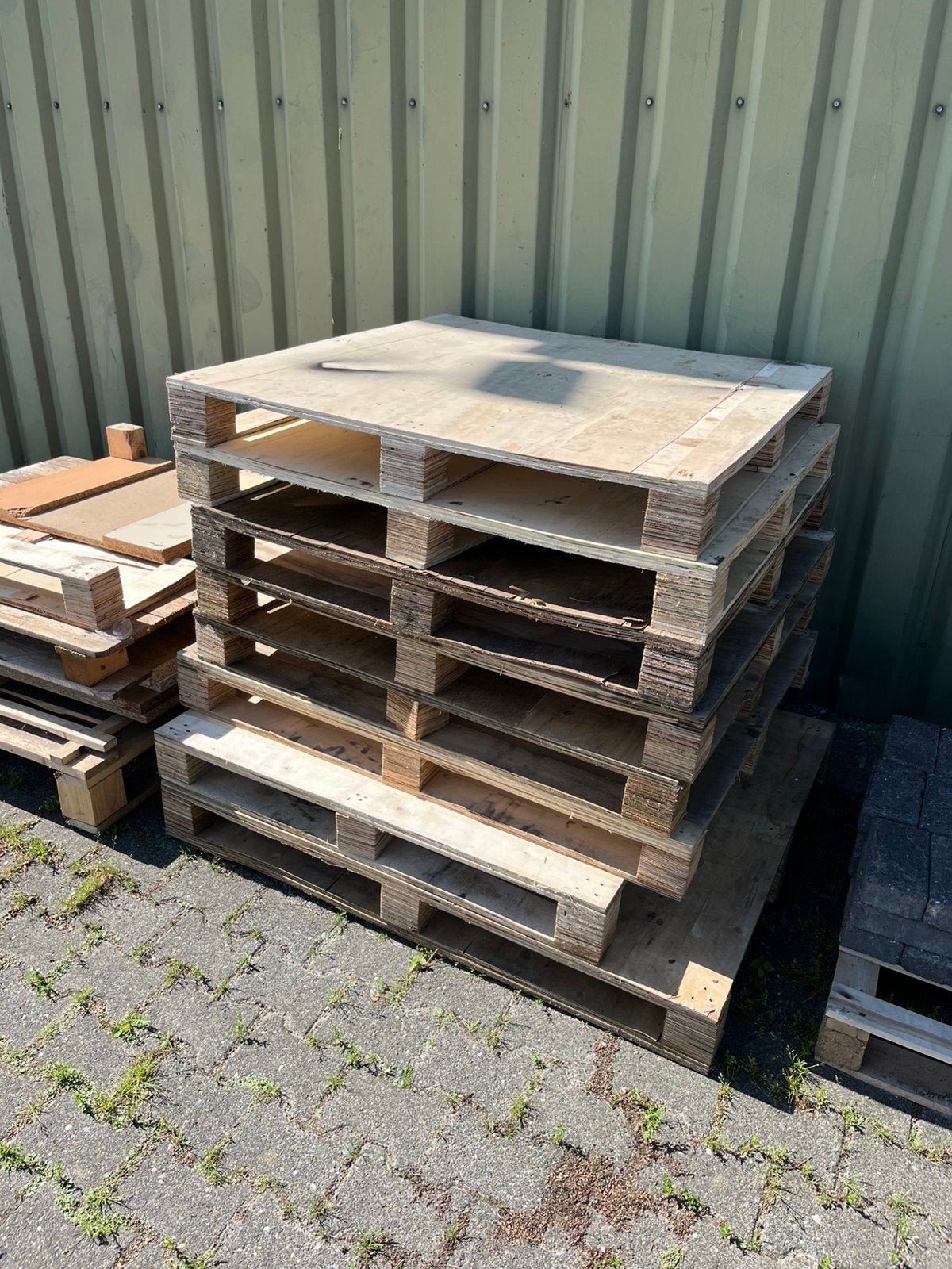 Gratis pallets en platen, Ophalen, Gebruikt, Pallet, Minder dan 200 cm