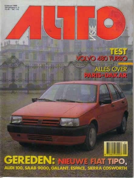 Autovisie 3 1988 : Ford Sierra Cosworth Sedan - Fiesta XR2, Ophalen of Verzenden, Gelezen, Algemeen