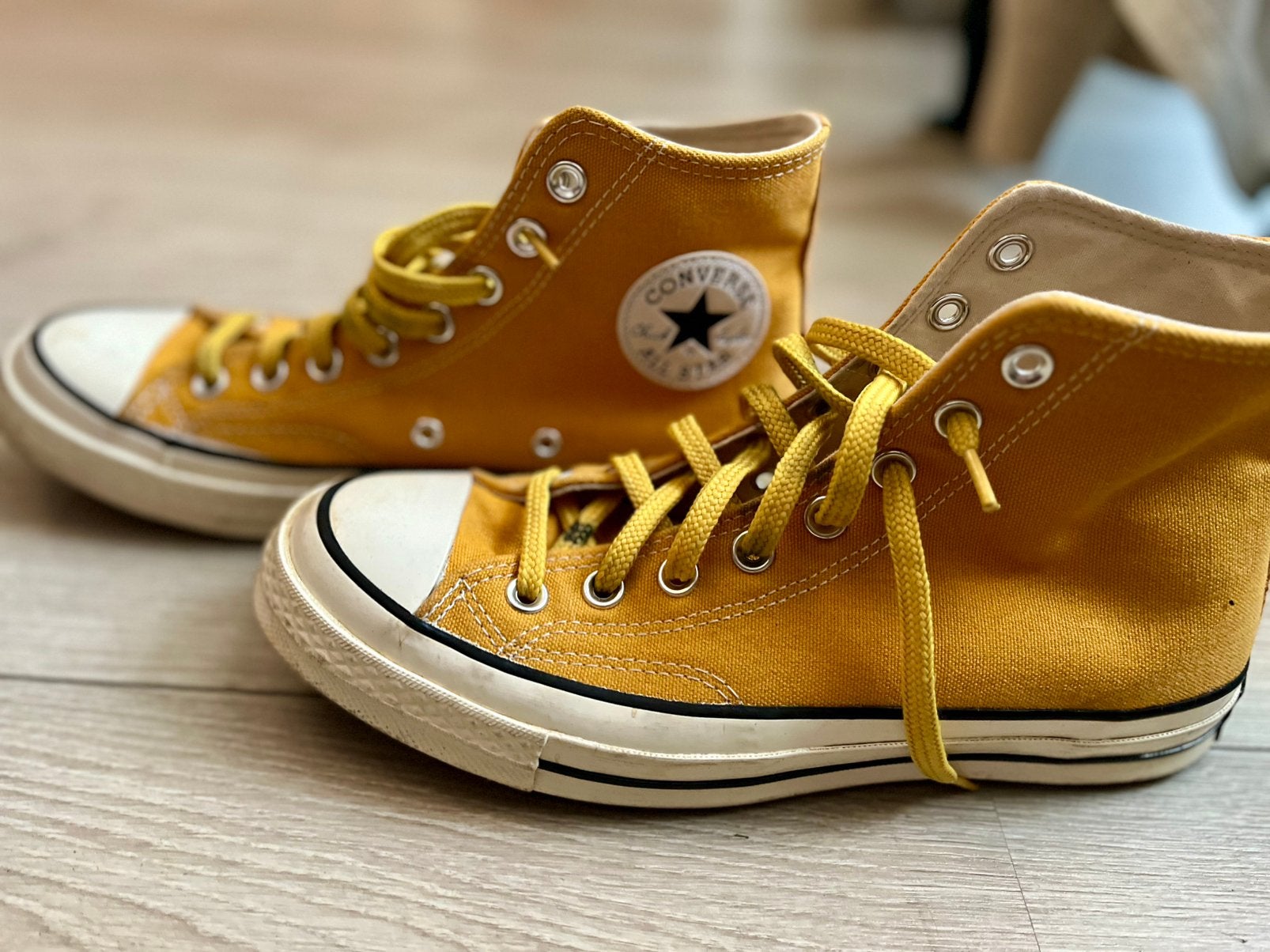 All star converse, Geel, Ophalen of Verzenden, Sneakers of Gympen, Zo goed als nieuw