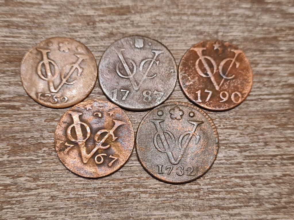 Set VOC-duiten (#3), Ophalen of Verzenden, Vóór koninkrijk, Overige waardes