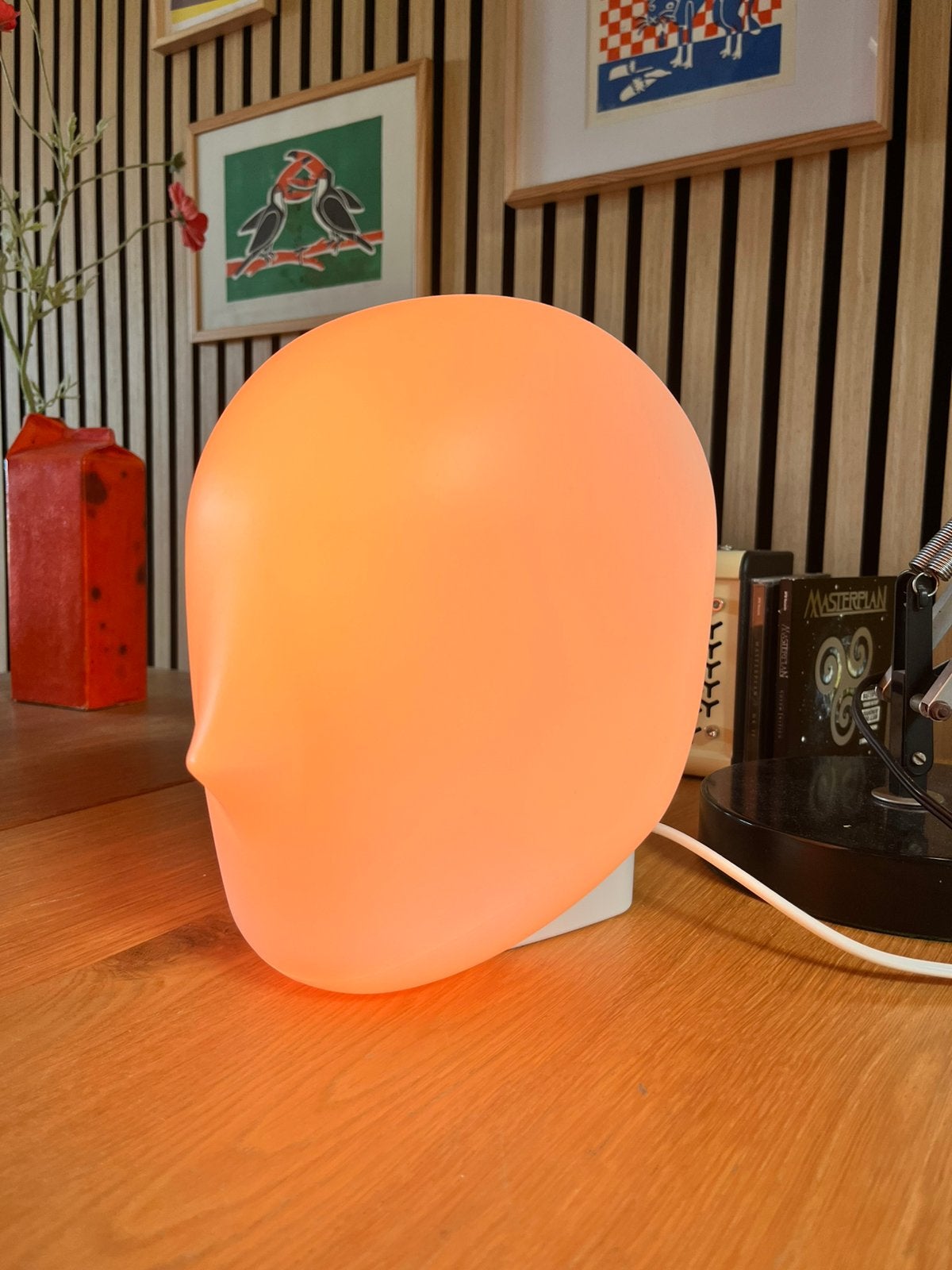 ISKÄRNA Ikea ledlamp hoofd, Huis en Inrichting, Kunststof, Gebruikt, Ophalen of Verzenden, Minder dan 50 cm