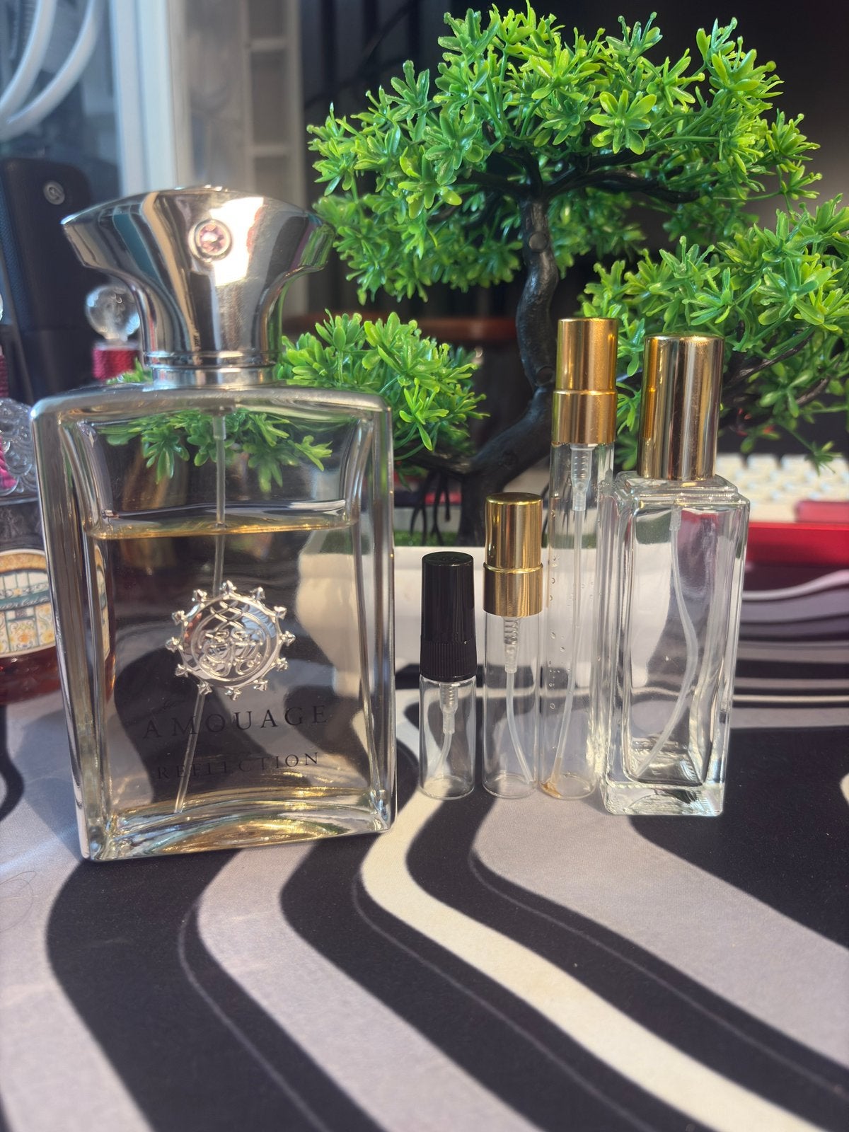 Amouage - Reflection man Sample/Tester/Decant, Sieraden, Tassen en Uiterlijk, Uiterlijk | Parfum, Ophalen, Zo goed als nieuw