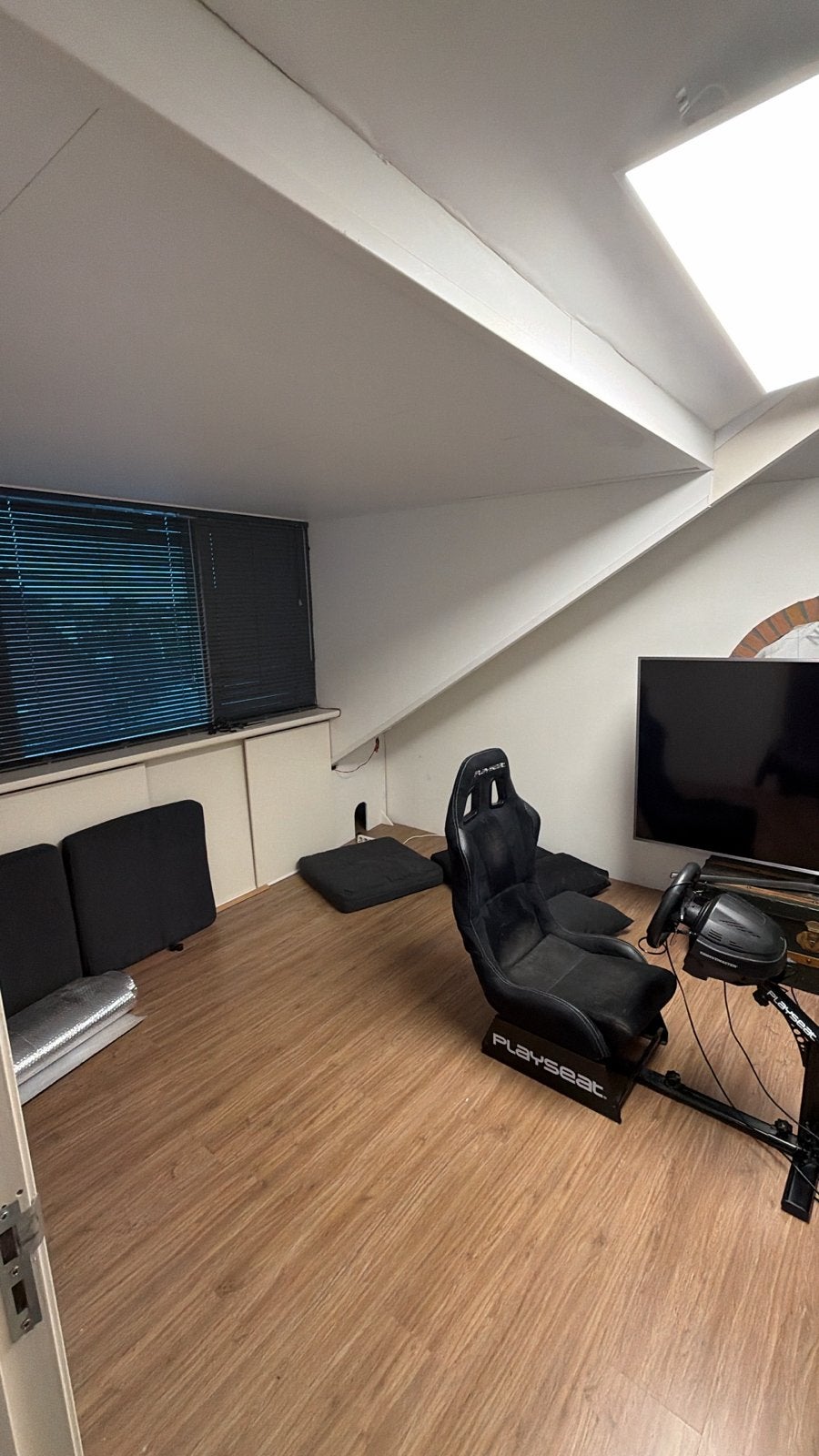 Playseat met Thrustmaster T300 stuur en pedalen, Ophalen, Overige merken, Gebruikt