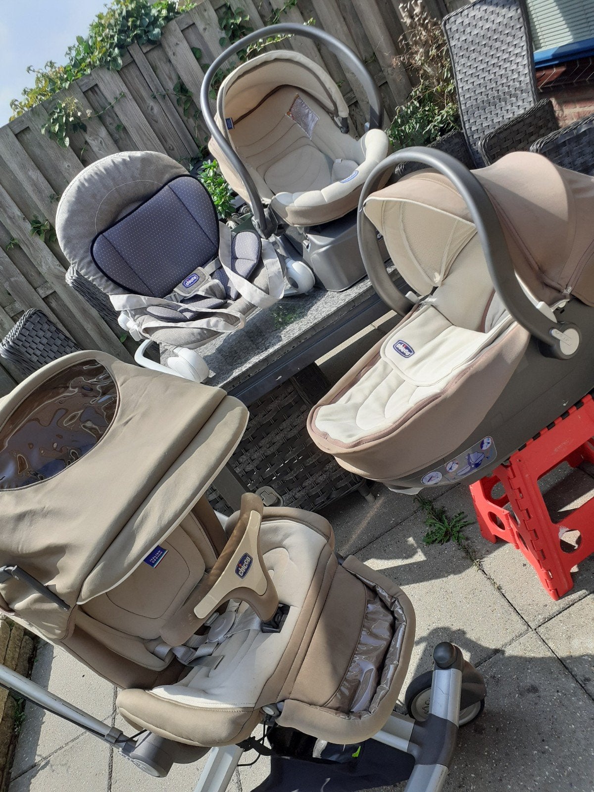 Chicco I-Move 3-in-1 Reissysteem met Autostoel en Reiswieg, Gebruikt, Afneembare rugleuning, Ophalen of Verzenden, Chicco