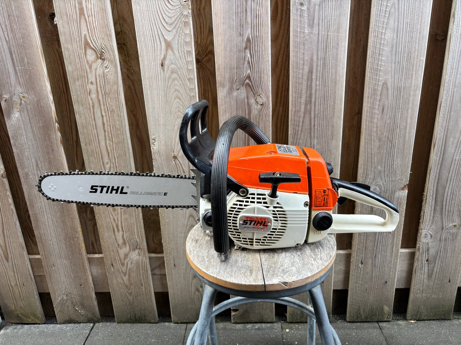 Stihl 024 AV Super kettingzaag - Krachtig en betrouwbaar, Ophalen of Verzenden, Gebruikt, Boomzaag