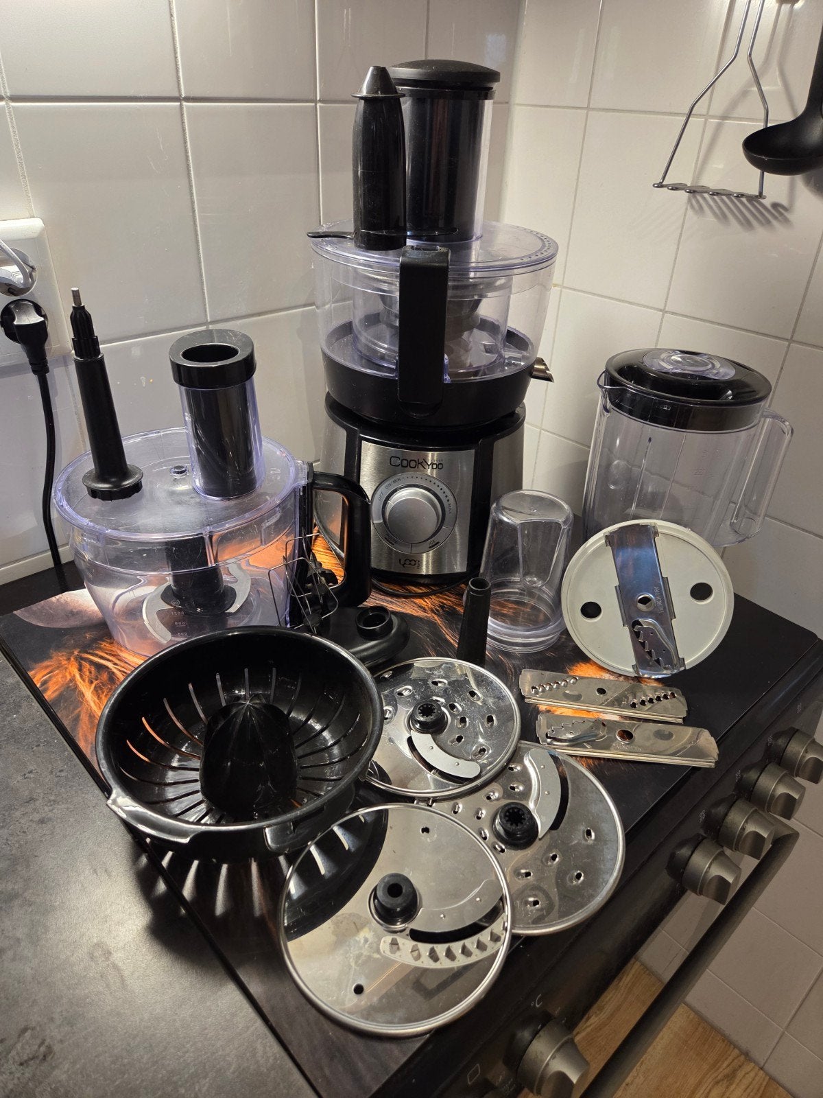 Cookyoo Foodprocessor CY2000 - Multifunctioneel Keukenappara, Witgoed en Apparatuur, Keukenmixers, Ophalen of Verzenden, Gebruikt