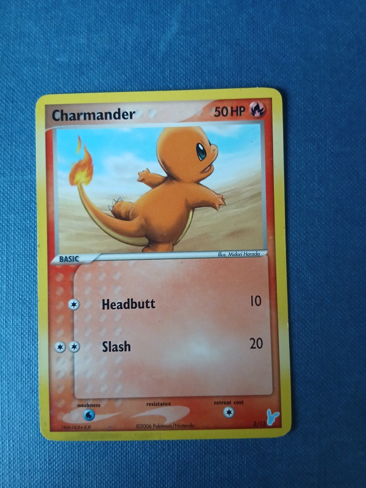 Pokémon Kaart Charmander 50 HP - Basic (2006), Ophalen of Verzenden, Gebruikt, Losse kaart