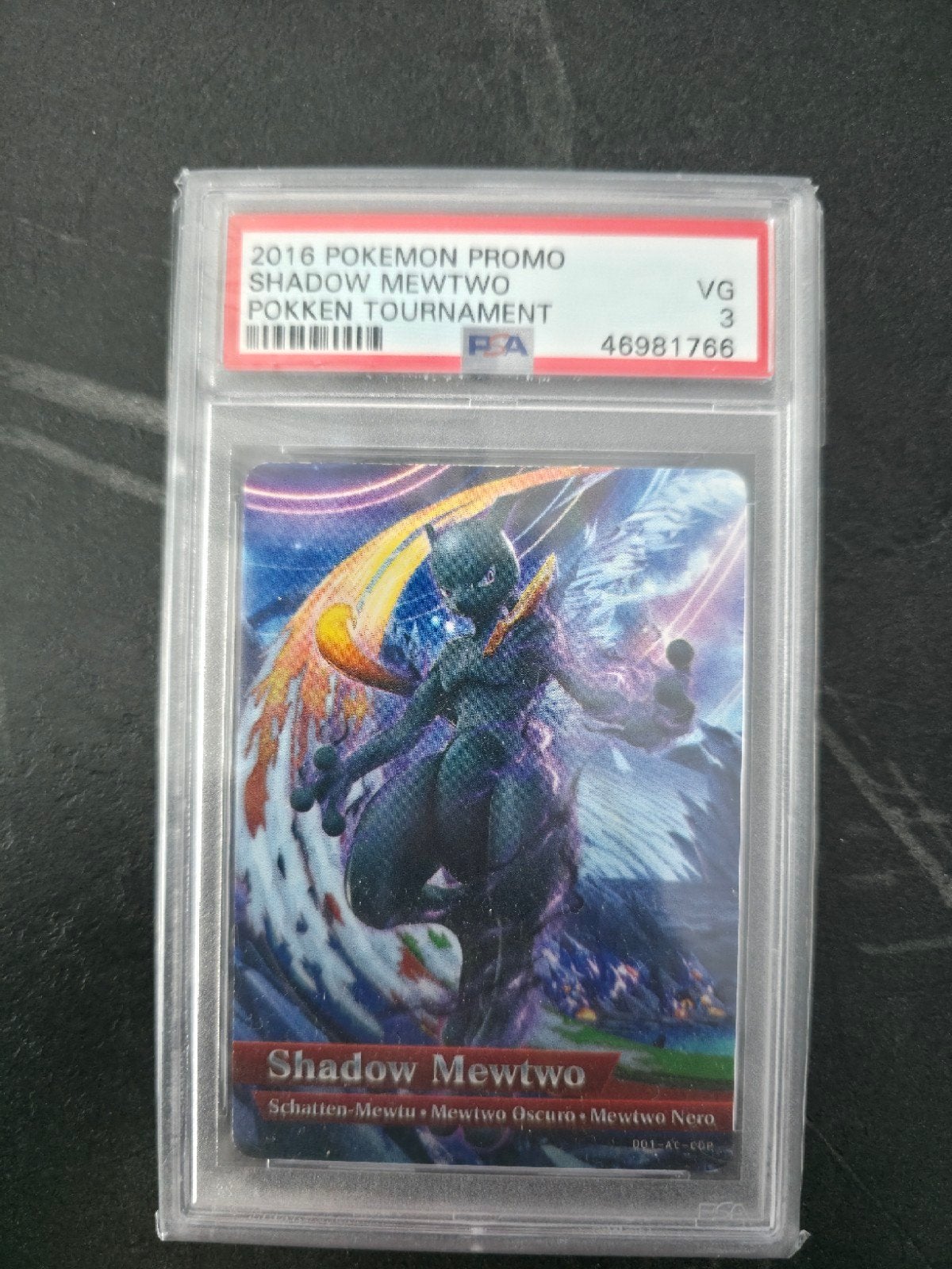 Pokemon Promo Shadow MewTwo Pokken Tournament PSA 3, Ophalen of Verzenden, Zo goed als nieuw