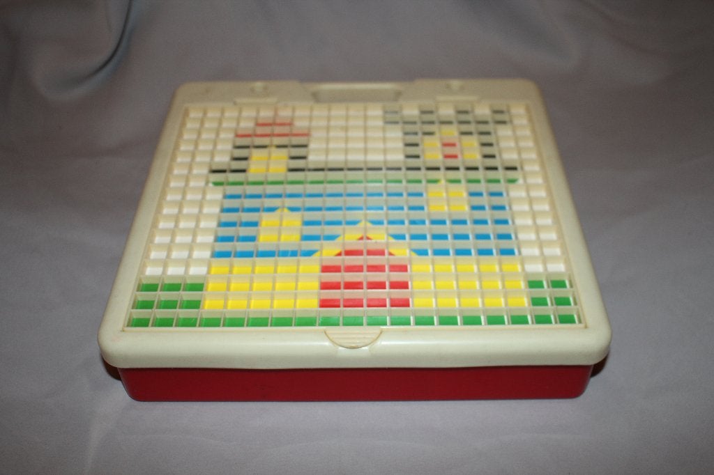 Vintage kinder mozaiek Puzzel, Ophalen of Verzenden, Gebruikt, Puzzelen