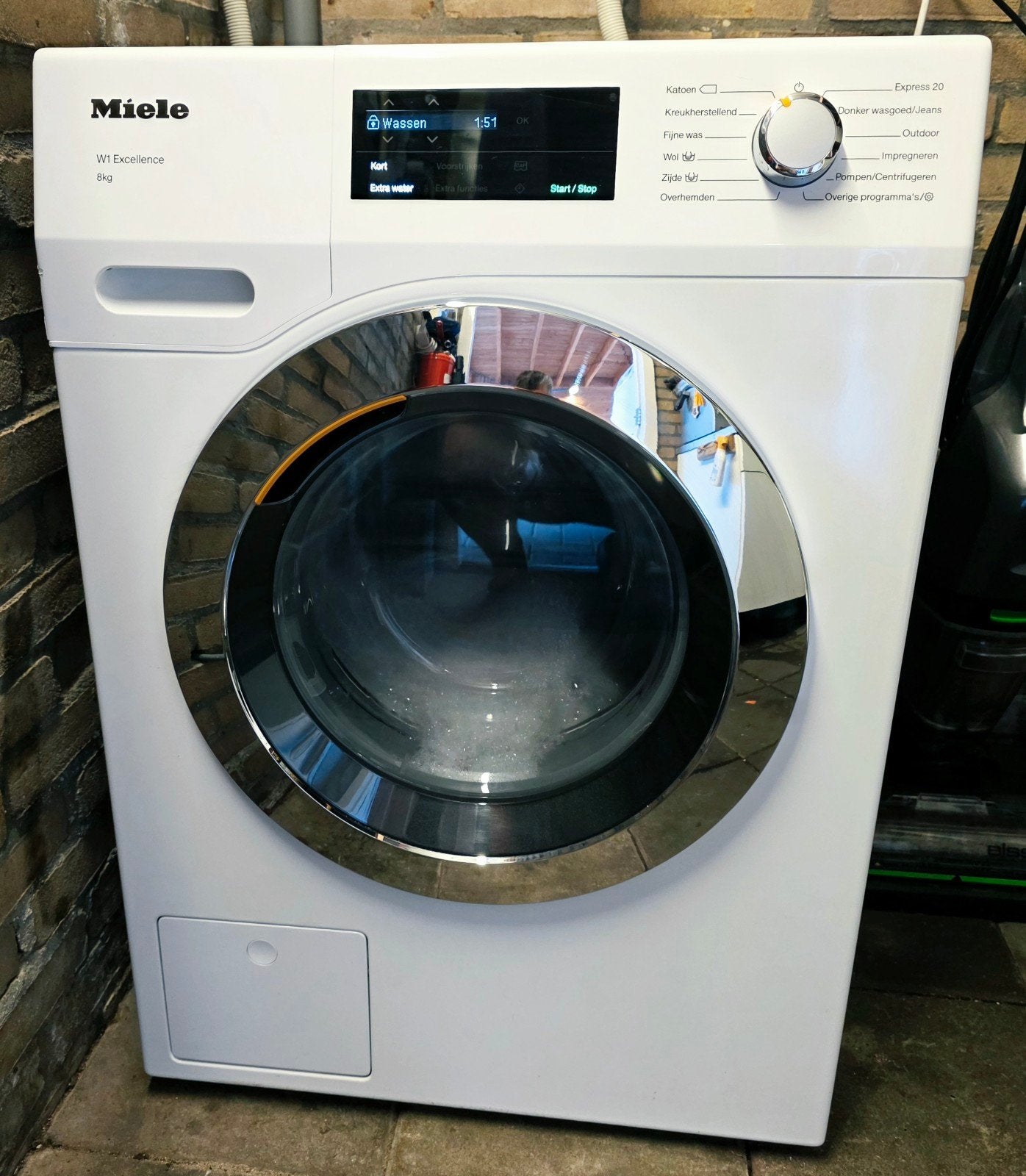 miele SoftCare 8kg 1600 toeren W1 wasmachine A++, Witgoed en Apparatuur, Wasmachines, Ophalen, Minder dan 85 cm, 8 tot 10 kg, Voorlader