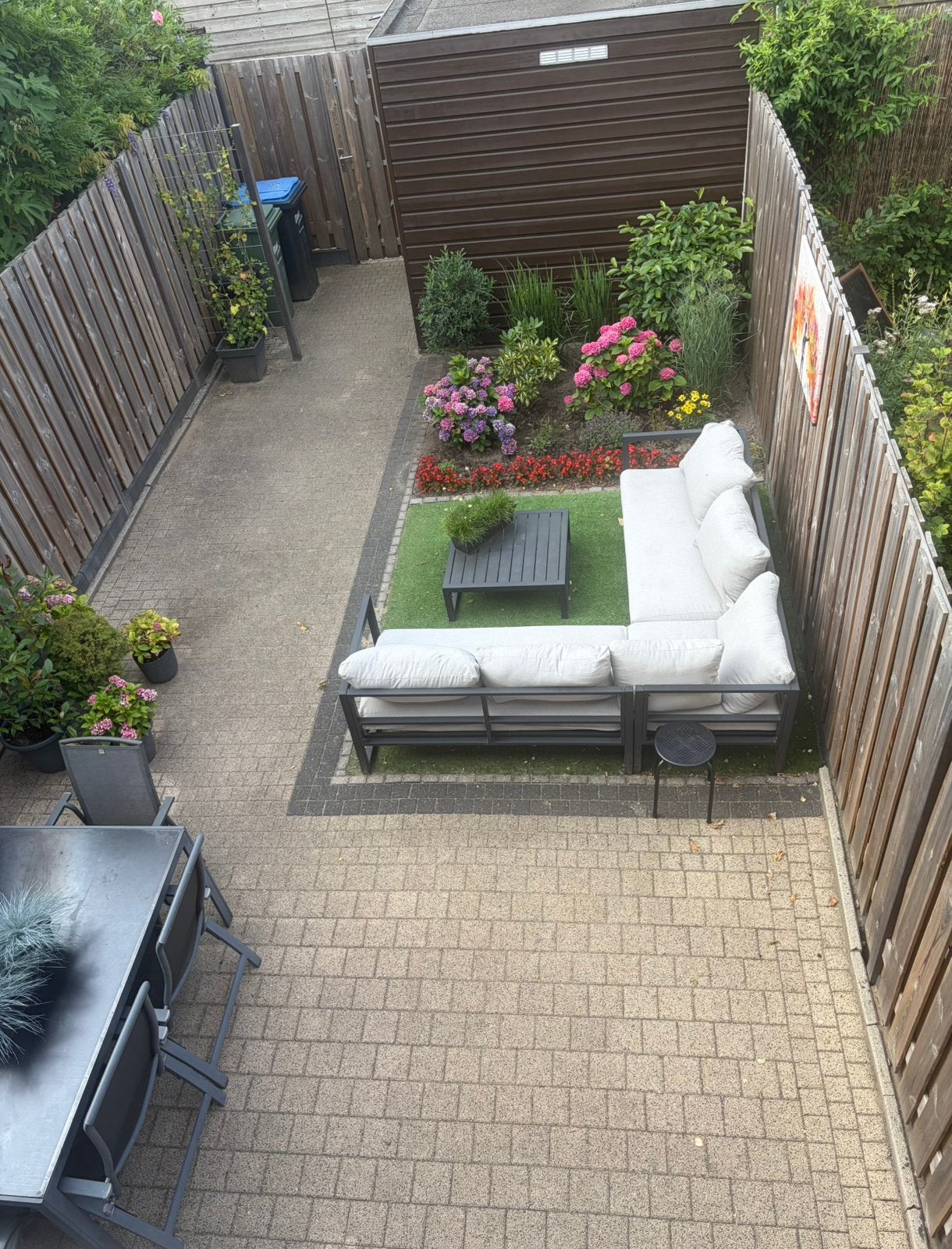 Gratis circa 31m2 Koppelstones (Tuinstenen), Ophalen, Zo goed als nieuw, Beton, Klinkers