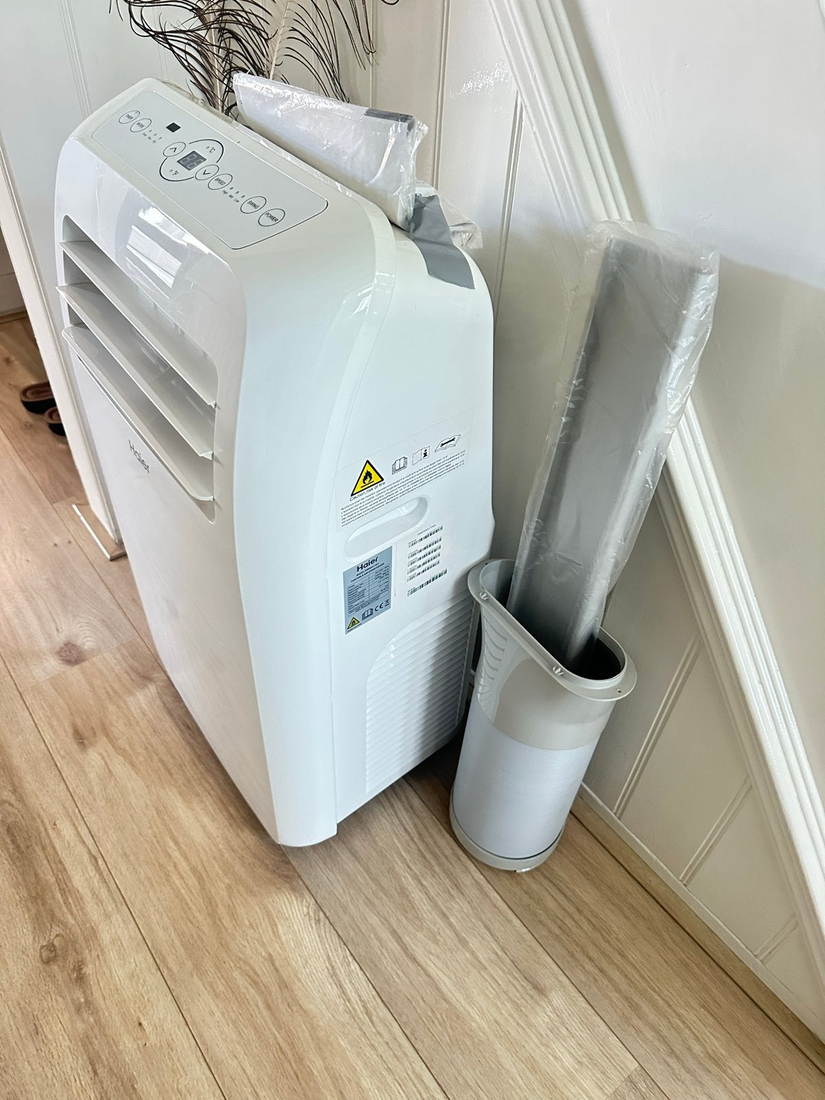 Haier Mobiele Airco AM09AA1TAA met Afstandsbediening, Minder dan 60 m³, 3 snelheden of meer, Ophalen of Verzenden, Zo goed als nieuw