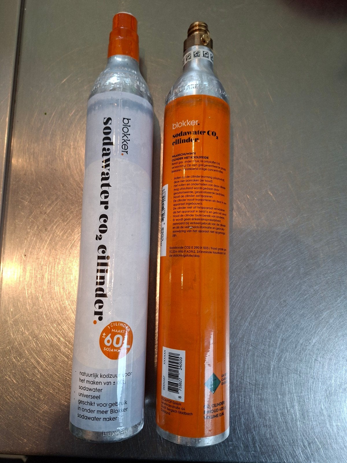 Blokker Sodawater CO2 Cilinders, ruilen Soda Stream ook goed, Ophalen of Verzenden