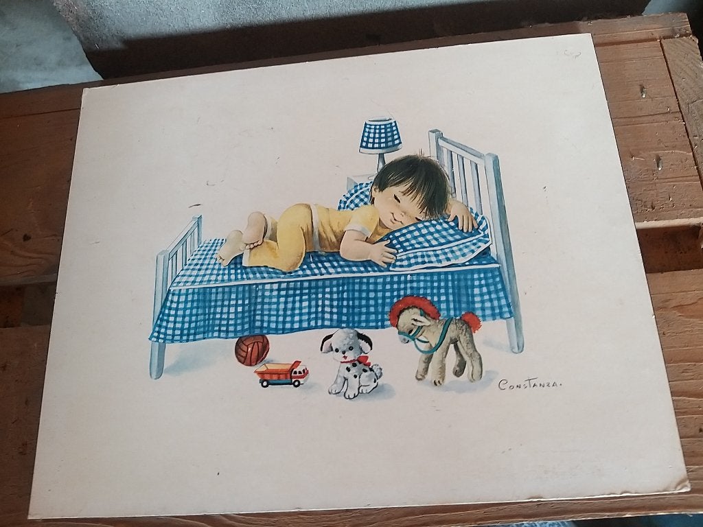 retro prent/schilderij constanza, Ophalen of Verzenden, Huis en Inrichting