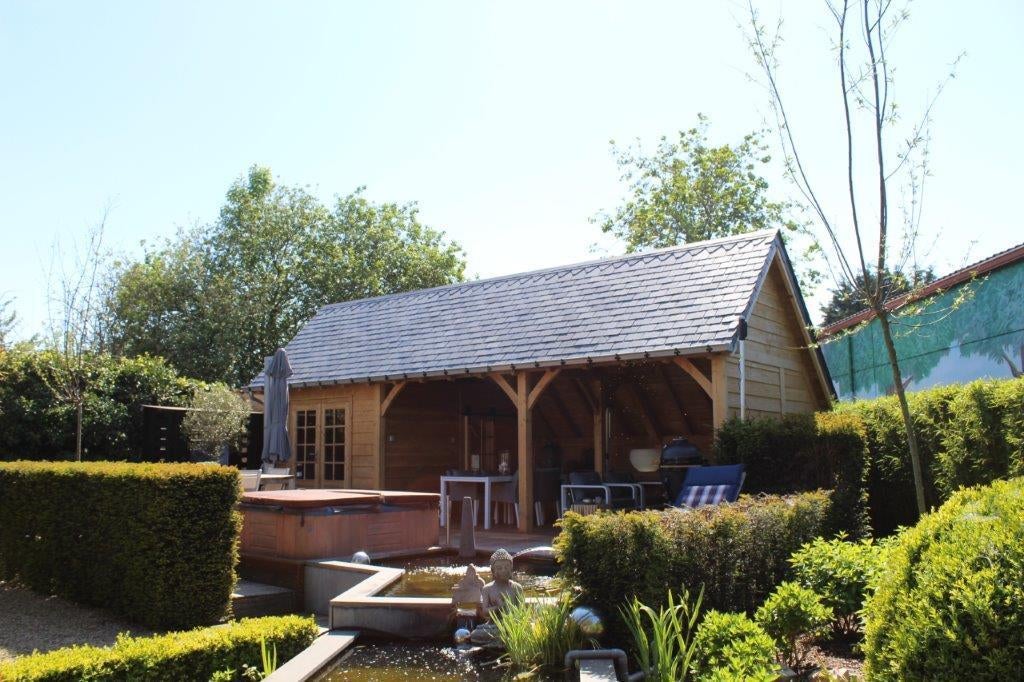 Maatwerk- Douglas houten bijgebouwen, tuinhuisjes, Verzenden, Nieuw