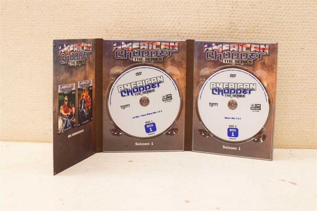 2 DVD box American Chopper the serie 48899, Ophalen of Verzenden, Gebruikt