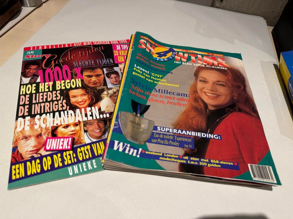 Showtime 4 You & GTST Knipsels - Jaren '90 Tijdschriften, Ophalen of Verzenden, Gelezen, Muziek, Film of Tv
