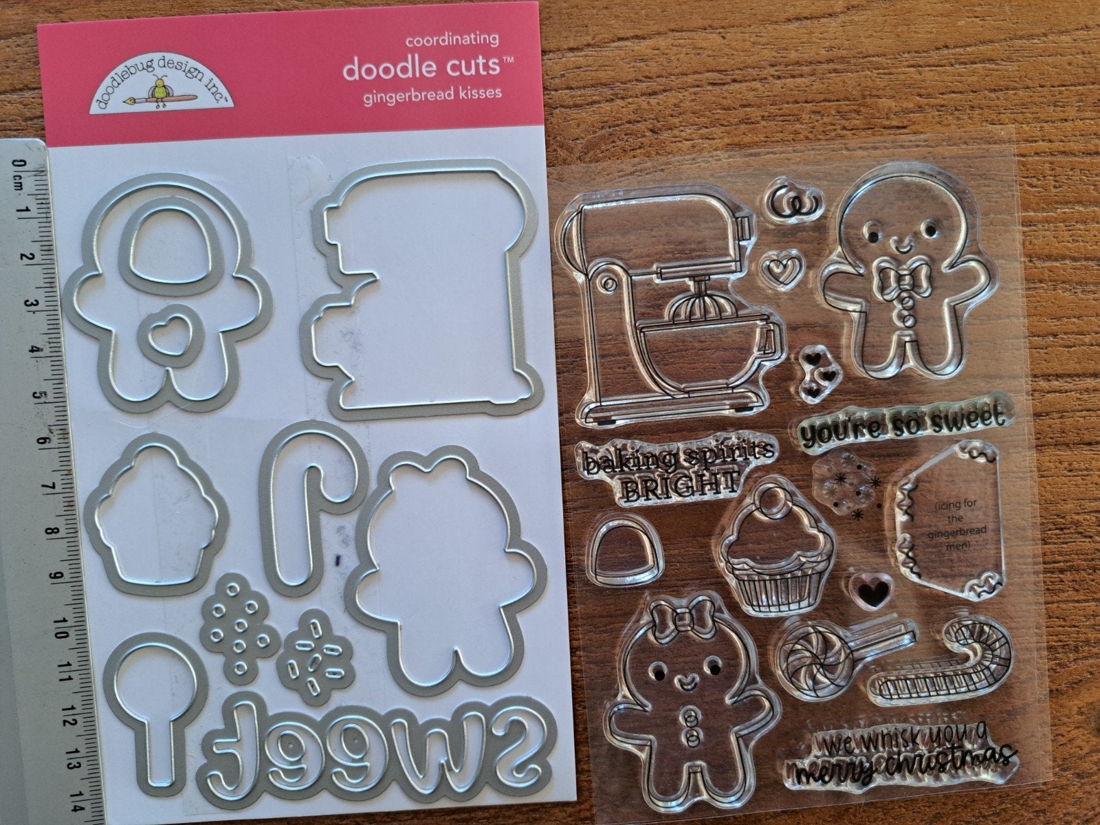 DOODLEBUG STEMPEL DIES SNIJMAL GINGERBREAD KAARTEN MAKEN, Ophalen of Verzenden, Zo goed als nieuw, Overige thema's, Pons of Mal