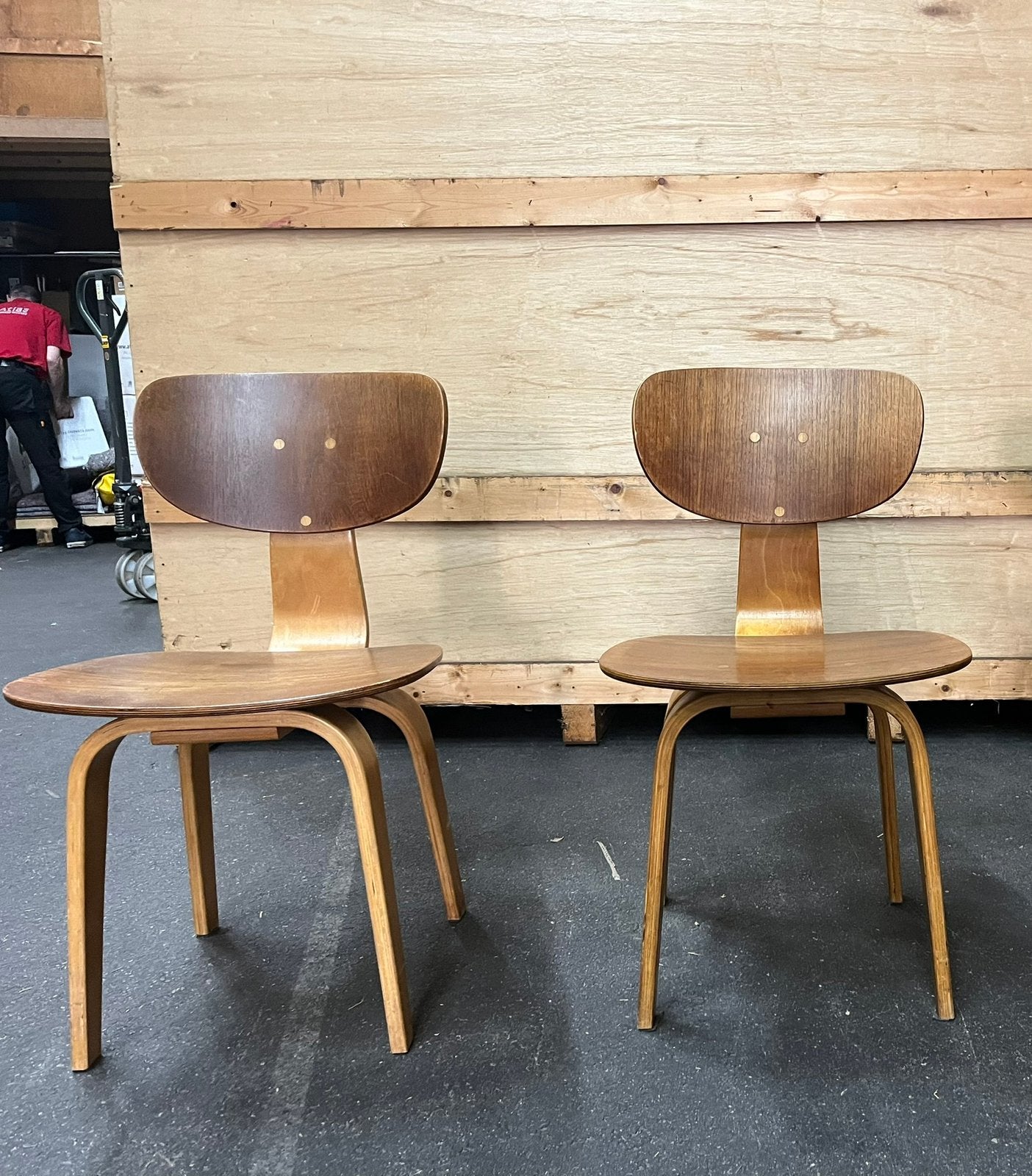 Vintage stoelen / Cees Braakman / Pastoe, Ophalen, Gebruikt, Hout