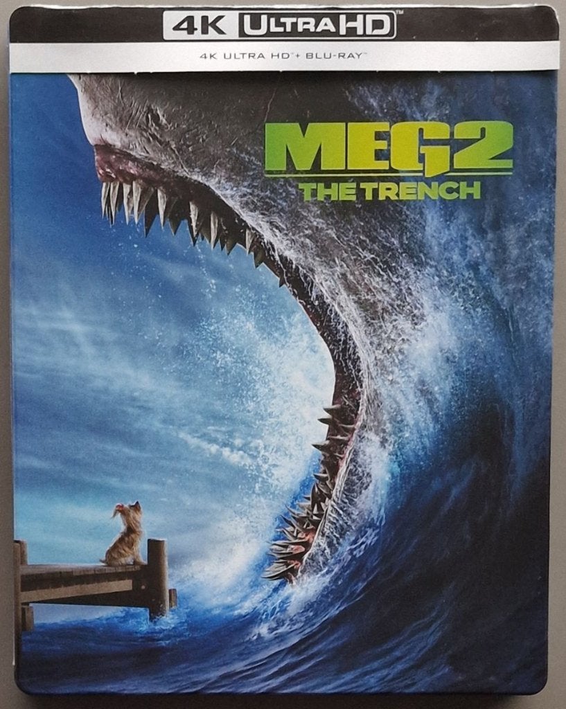 Meg 2 The Trench - 4K + Bluray - steelbook (2023) - NL, Cd's en Dvd's, Blu-ray, Engels, Verzenden, Info@warnerbros.com, Zo goed als nieuw