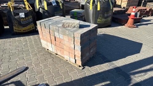 Splitrock stapelblok linea 13x11x32cm tricolore, Ophalen of Verzenden, Zo goed als nieuw, Beton, Klinkers