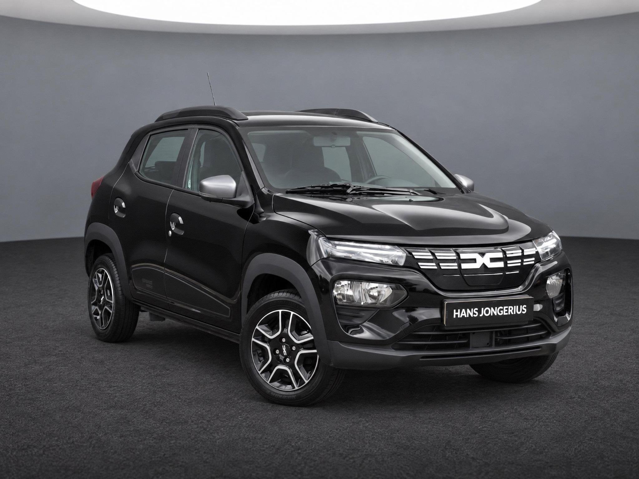 Dacia Spring Expression 27 kWh | DEALER ONDERH. | APPLE CARP, Auto's, Dealer onderhouden, Gebruikt, 4 stoelen, Zwart