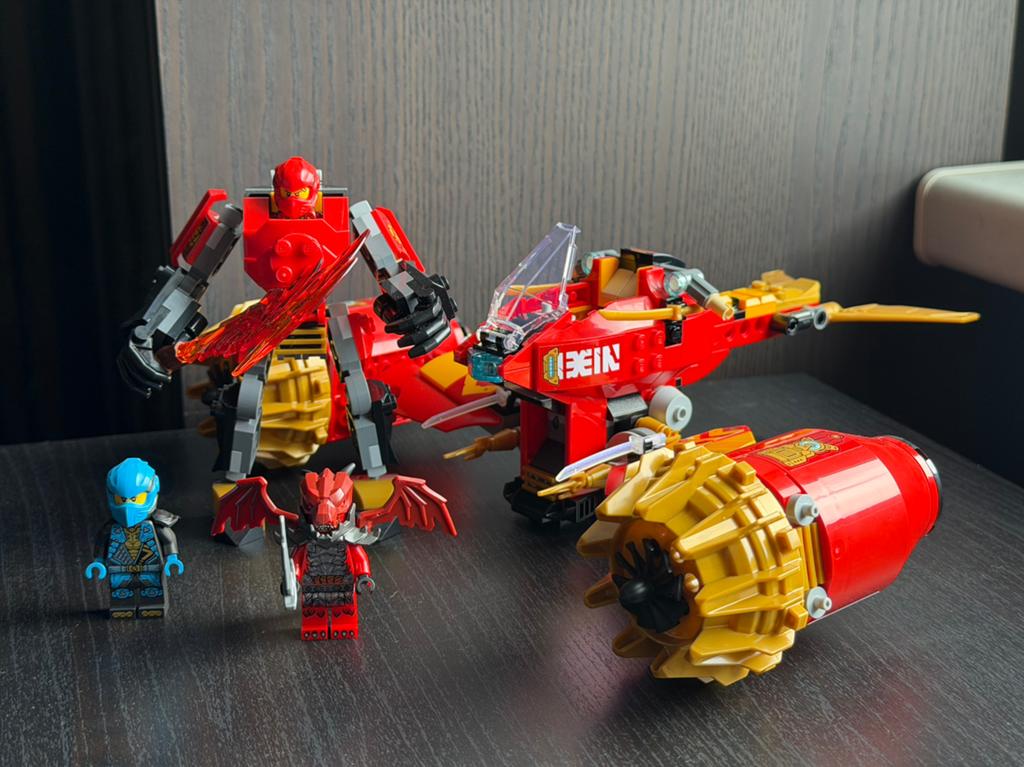 Lego Ninjago 71830 Kai's Mech Storm Rider, Lego, Ophalen of Verzenden, Zo goed als nieuw, Complete set