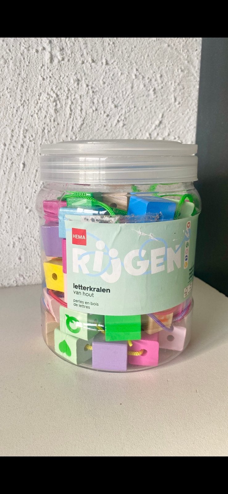 cadeau tip: ‘HEMA EMMMER HOUTEN RIJGLETTERS’, Ophalen, Nieuw, Overige typen