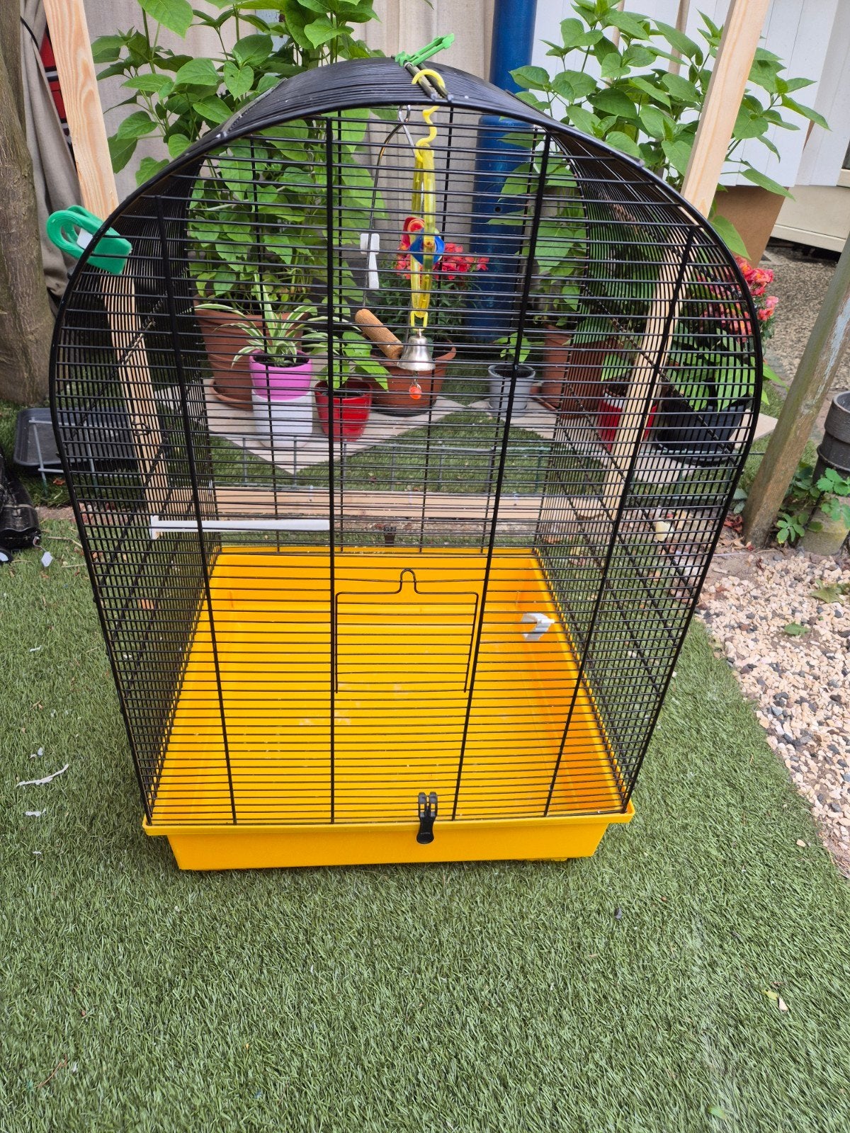 grote  kooi., Ophalen of Verzenden, Zo goed als nieuw, Metaal, Vogelkooi